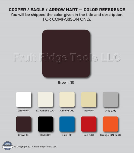 Cooper 2151B Brown 1-Gang Decorator GFCI Plastic Standard Wallplate Cover 25pcs