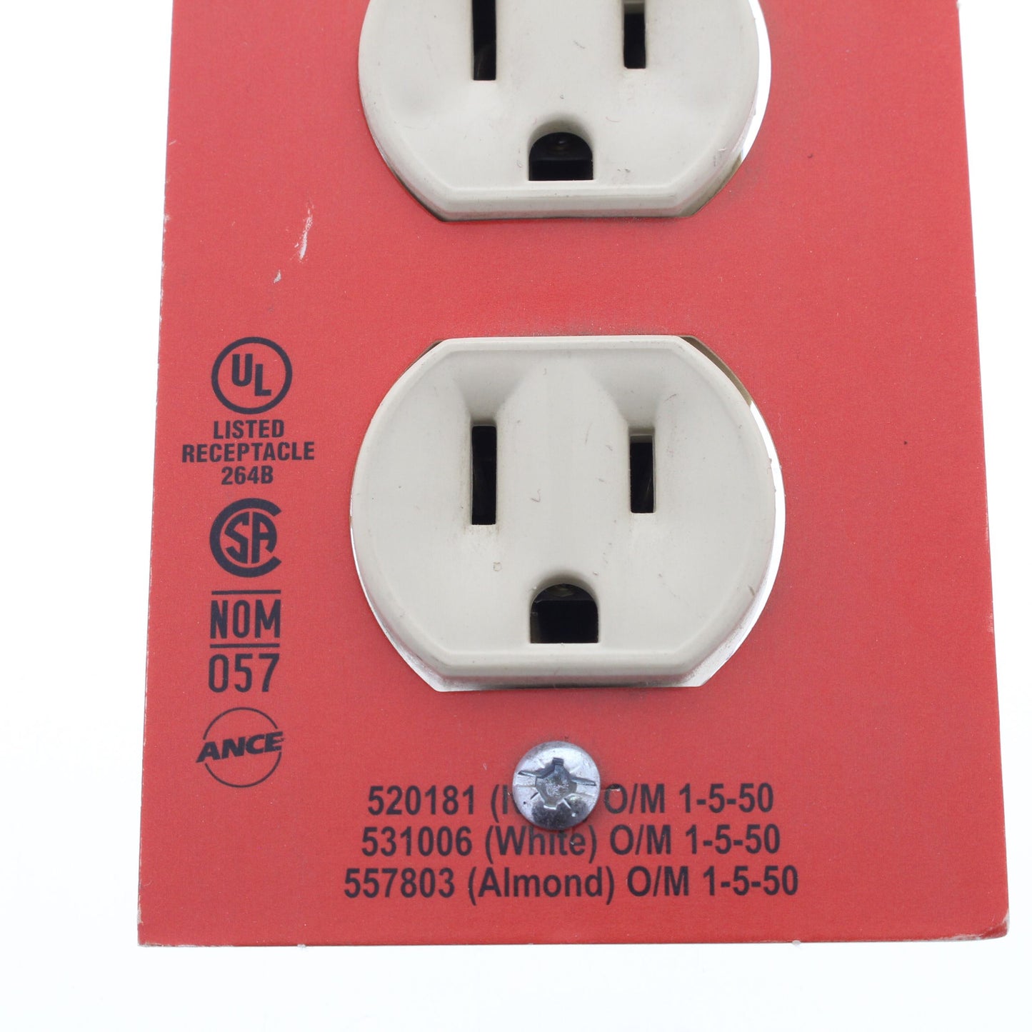 DoItBest by Leviton 5320-I Ivory 15A Decorator Duplex 5-15R Outlet Residential
