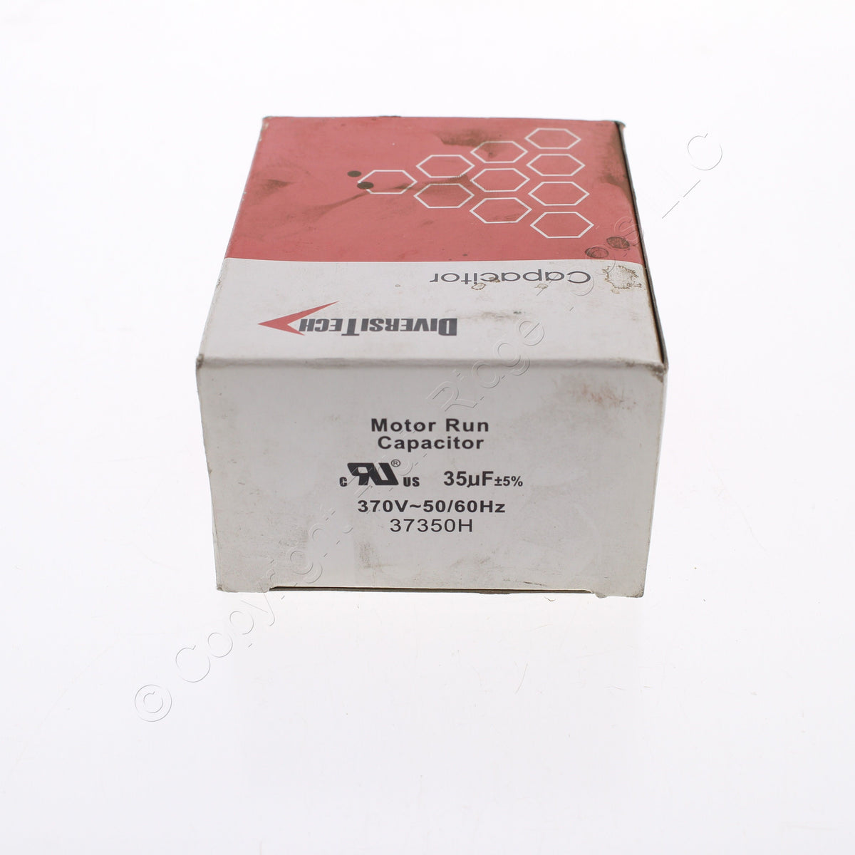 Diversitech 37350H Motor Run Capacitor Oval 35uf 370v