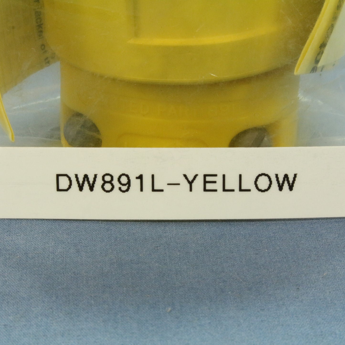 Daniel Woodhead 891L Yellow Nylon Twist-Lock Male Plug L14-20P 3P4W 20A 125/250V