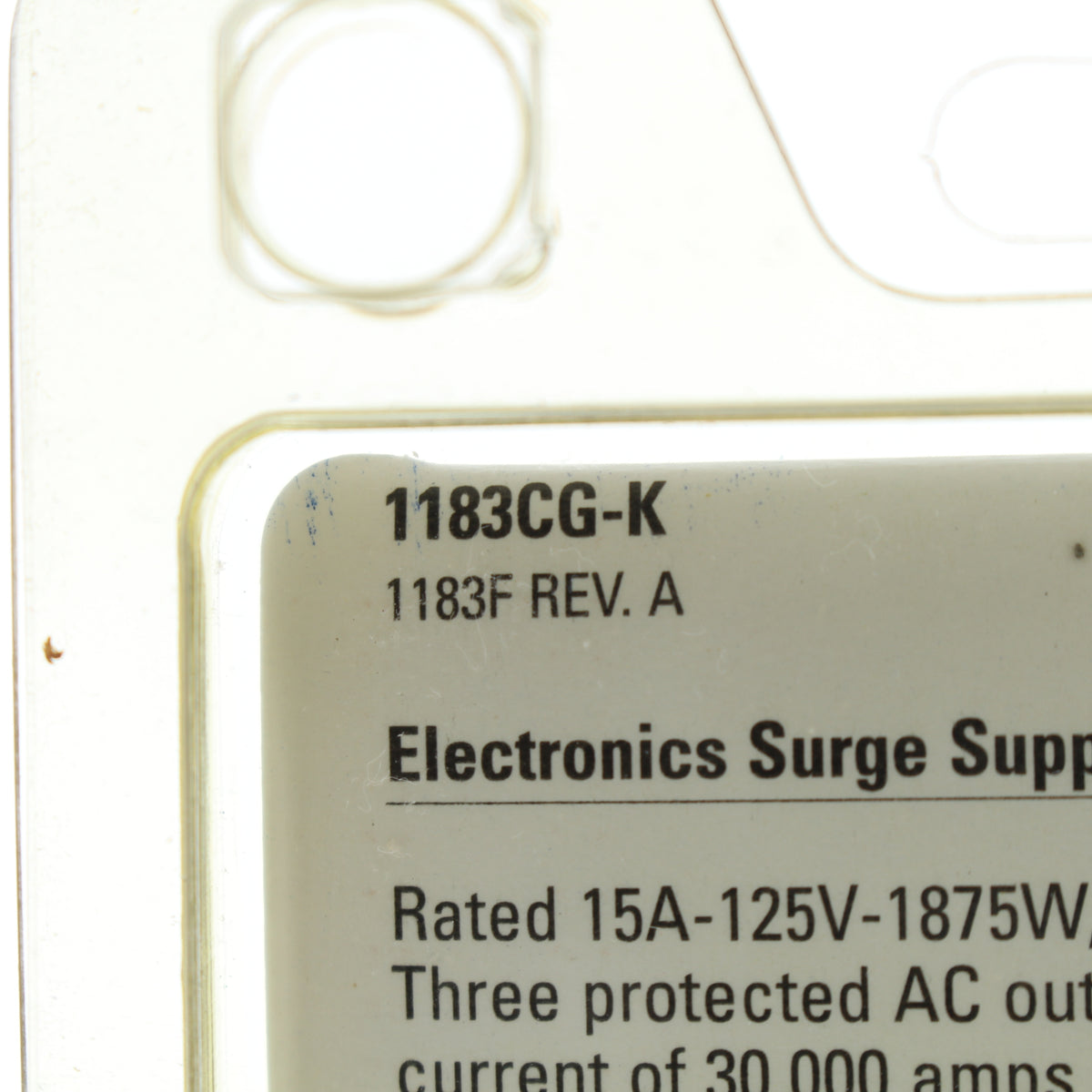 Eagle Surge Computer Gray 3-1 Full Protection Adapter 15A 125V 2P3W 1183CG-K