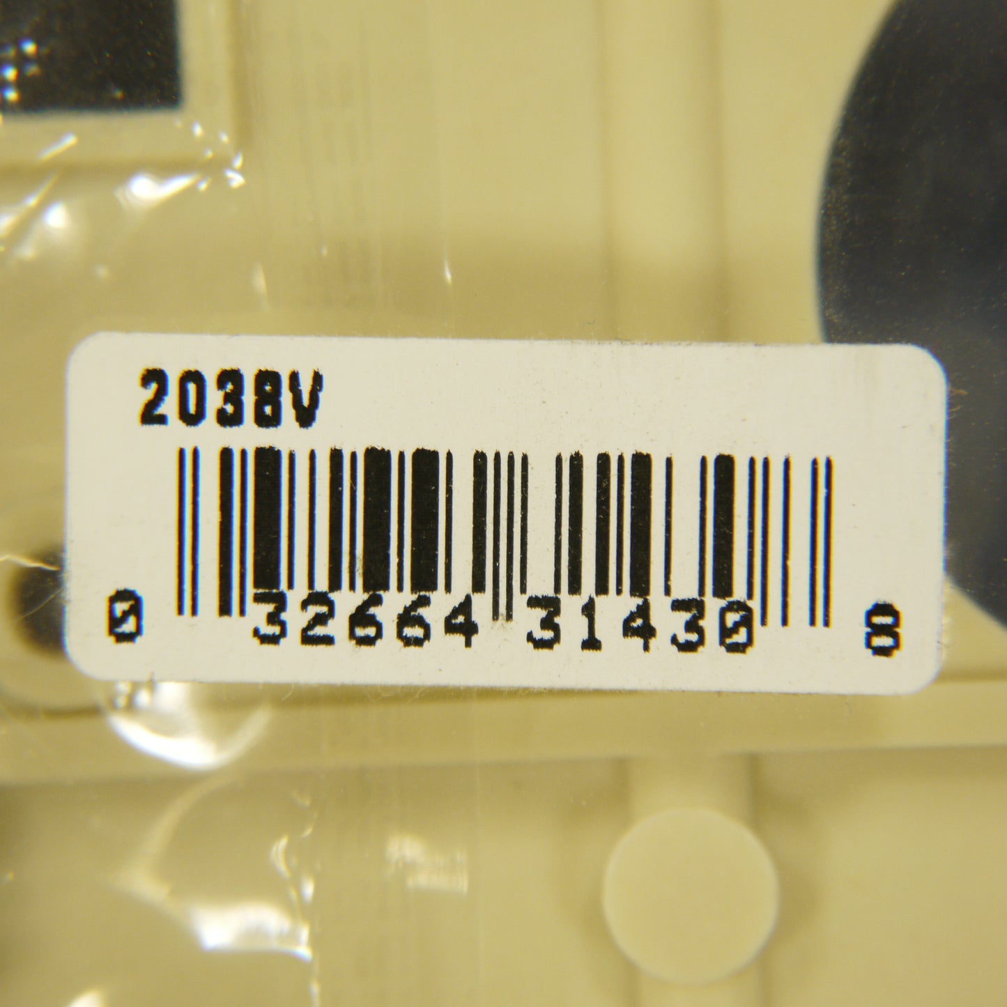 Eagle 2038V Ivory 2-Gang Toggle Duplex Outlet Plastic Mid-Size Wallplate Cover
