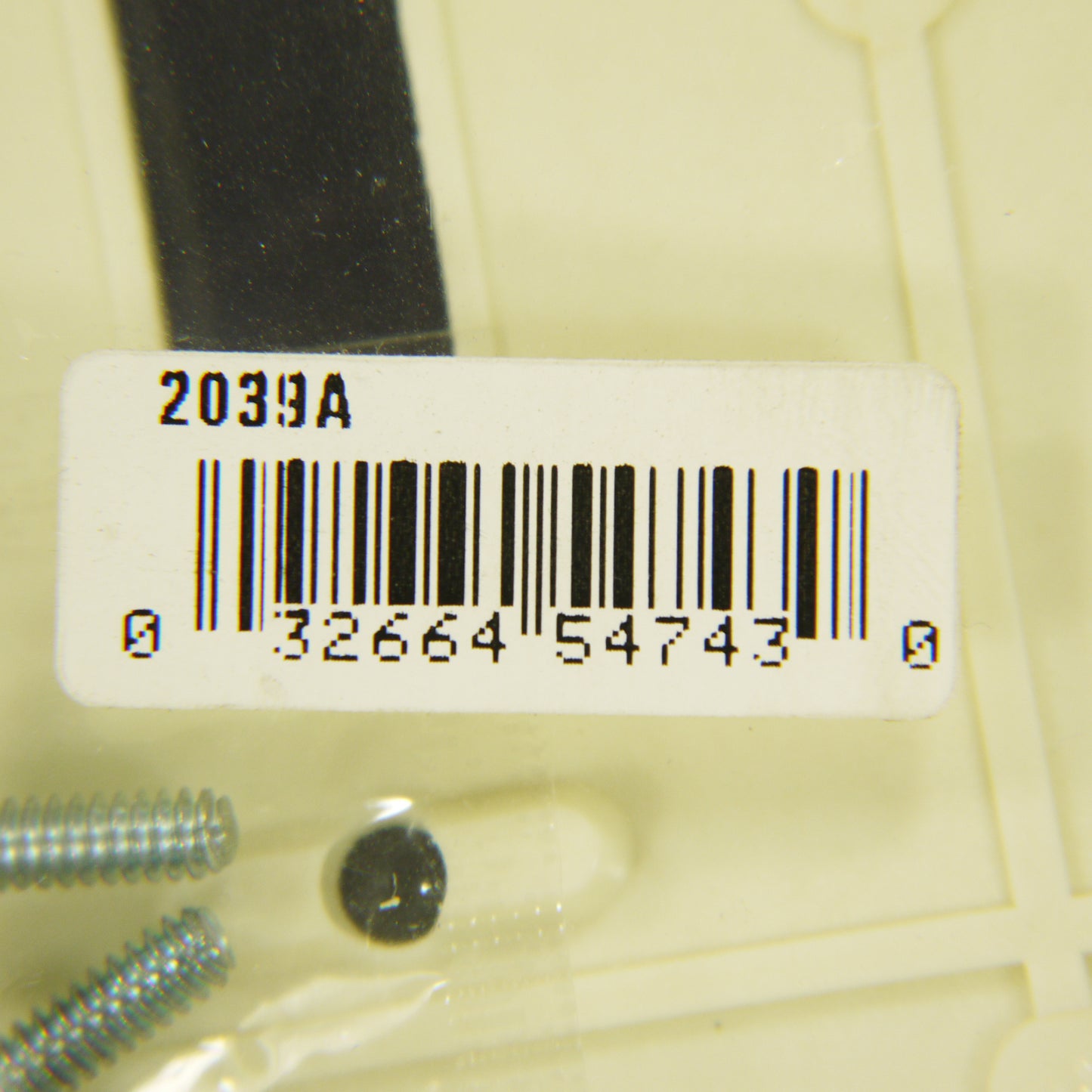 Eagle 2039A Almond 2-Gang Toggle Switch Plastic Mid-Size Wallplate Cover Plate