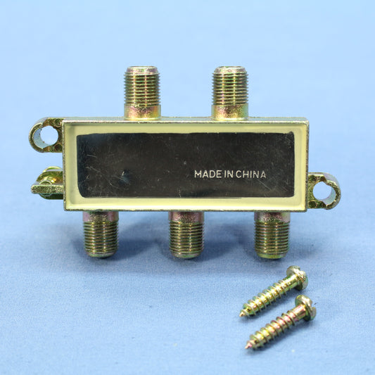 Eagle 900 MHz 4-Way Type F Coaxial Video Distribution Splitter 2080-4