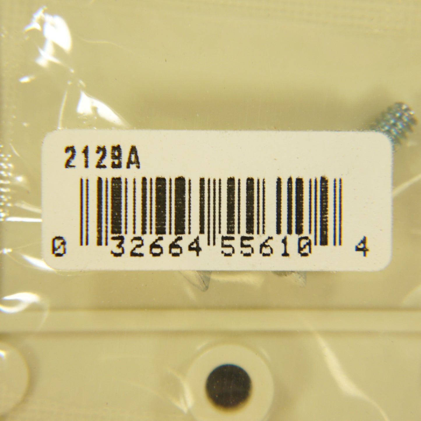 Eagle 2129A Almond 1-Gang Standard Blank Thermoset Wallplate Box Mount Cover