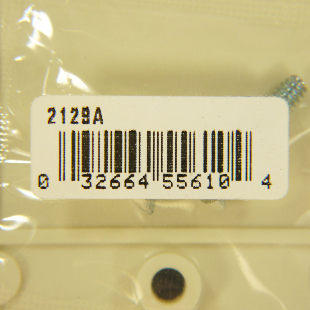 Eagle 2129A Almond 1-Gang Standard Blank Thermoset Wallplate Box Mount Cover