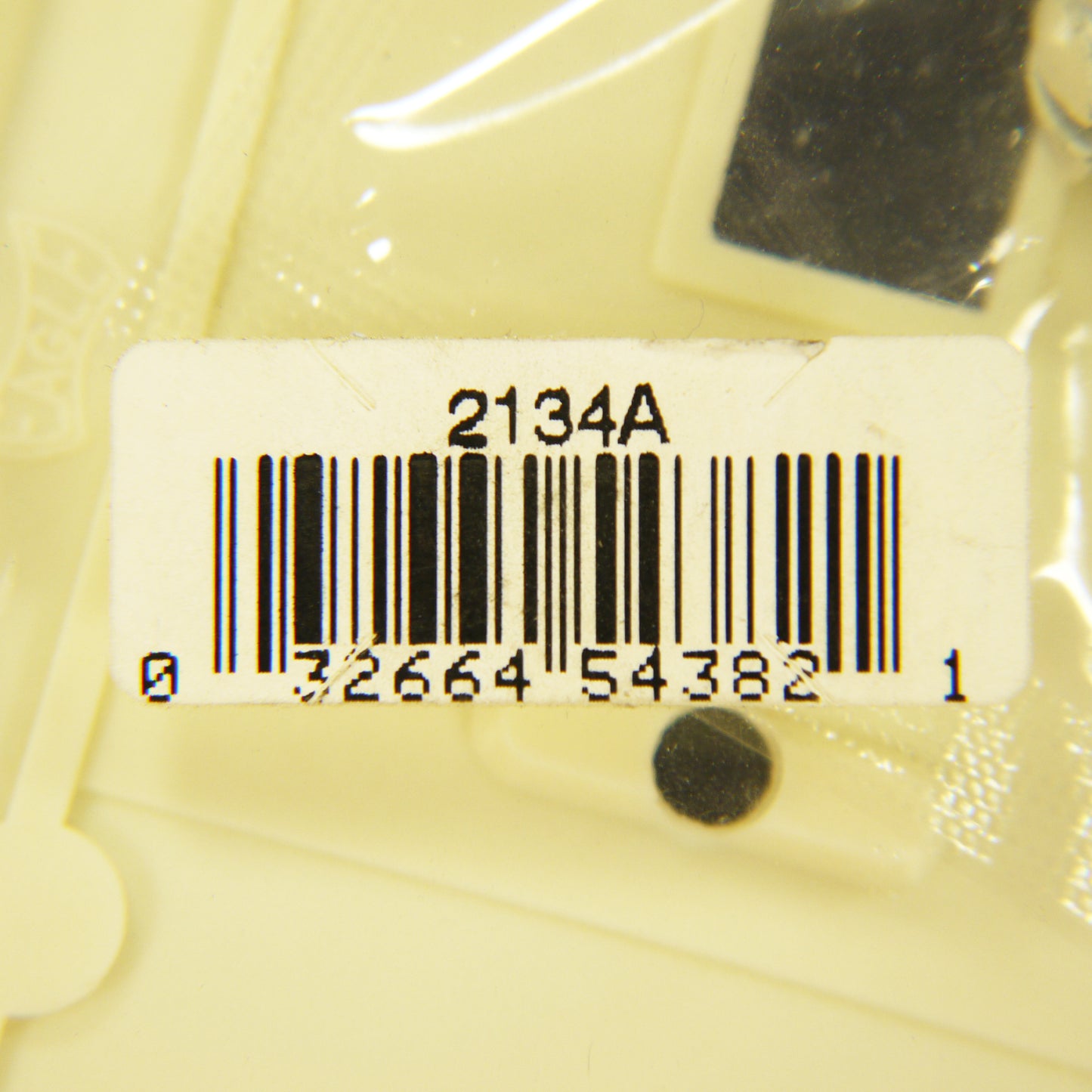 Eagle 2134A Almond 1-Gang Toggle Switch Plastic Standard Wallplate Cover Plate