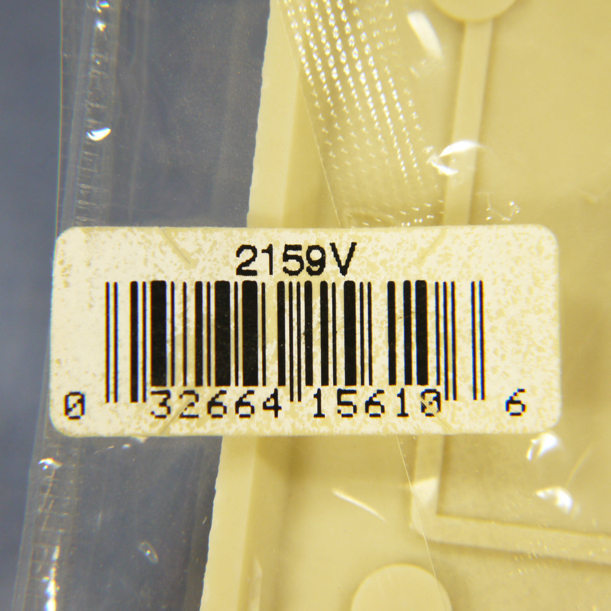 Eagle 2159V Ivory 0.625" Hole Telephone Coaxial Cable 1-Gang Thermoset Wallplate