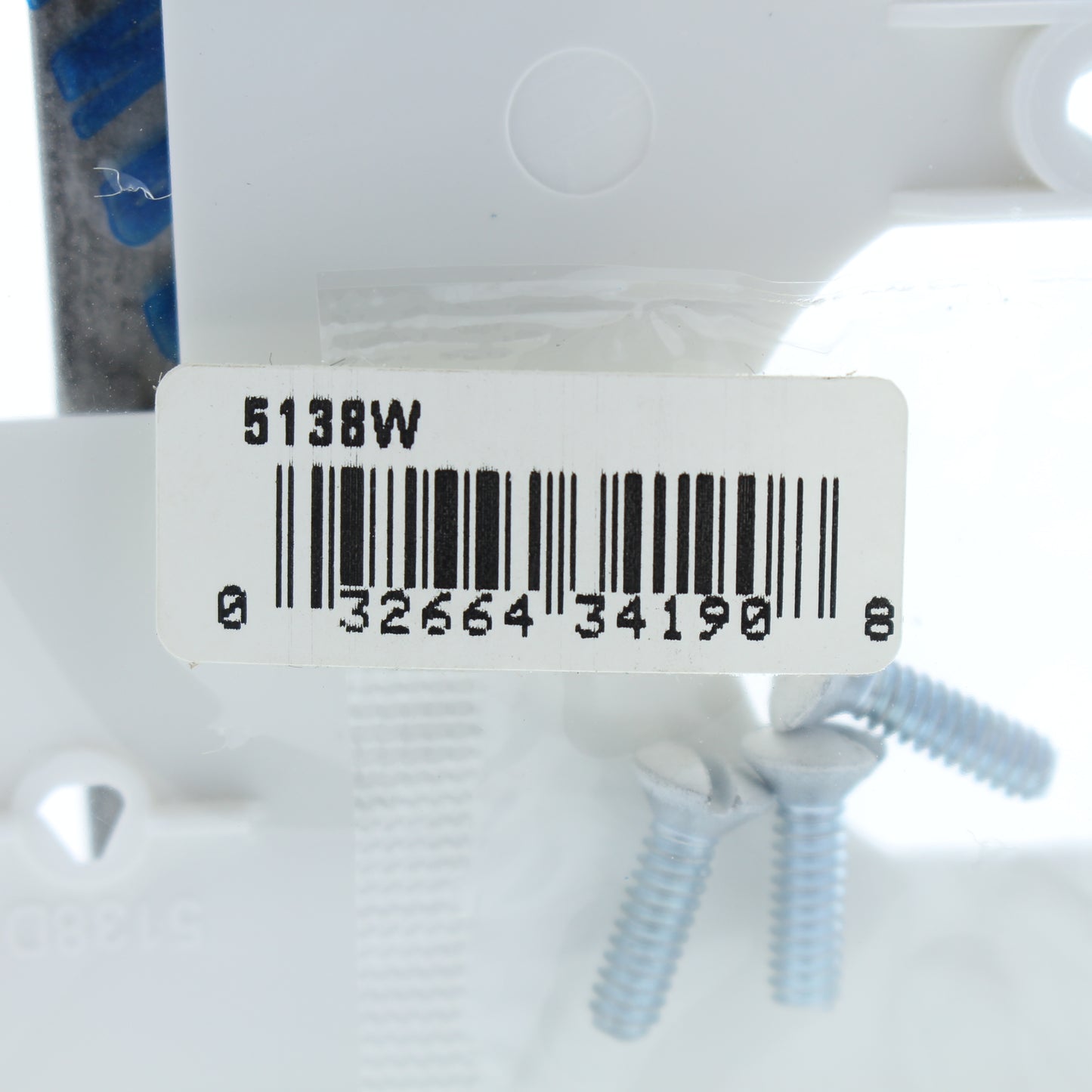 Eagle 5138W White 2-Gang Toggle Switch Duplex Outlet Unbreakable Wallplate Cover