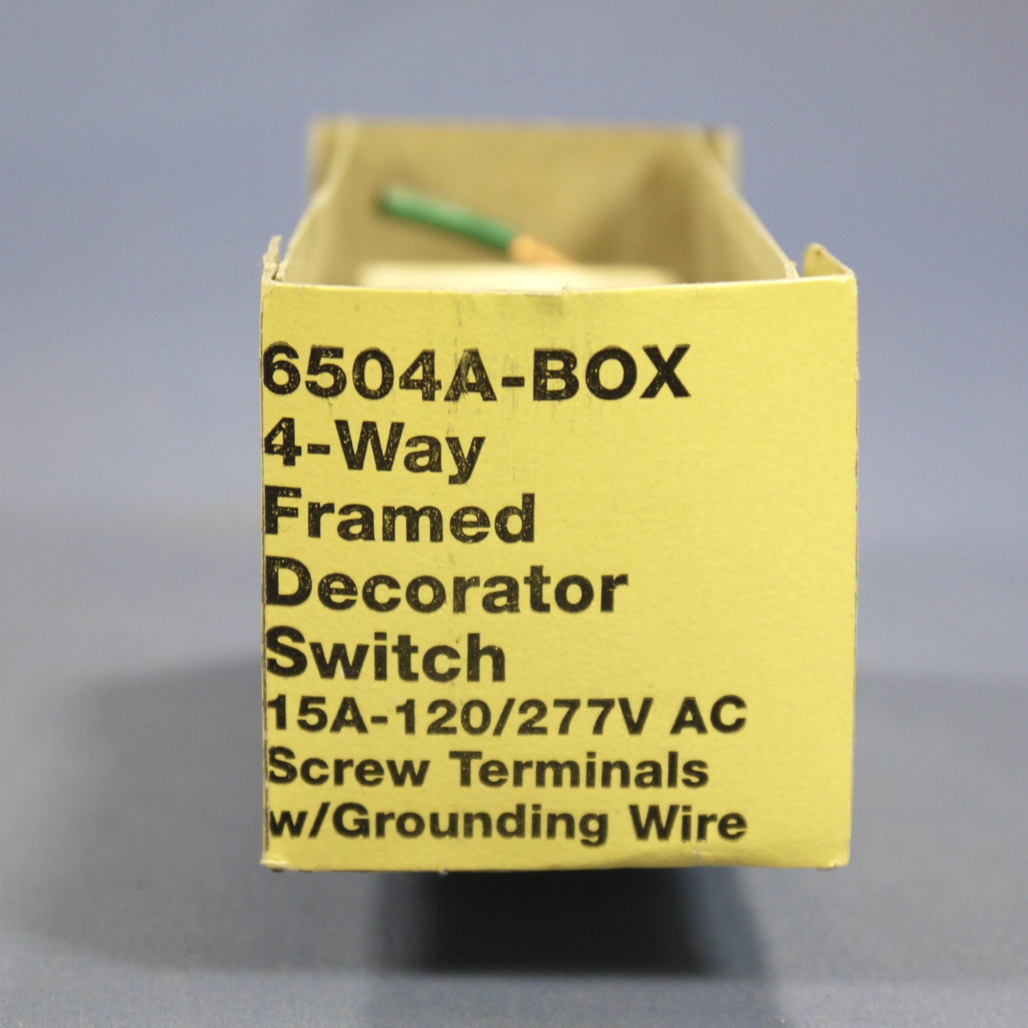 Eagle 6504A Almond Commercial Grade 4-Way Decorator Rocker Wall Light Switch 15A