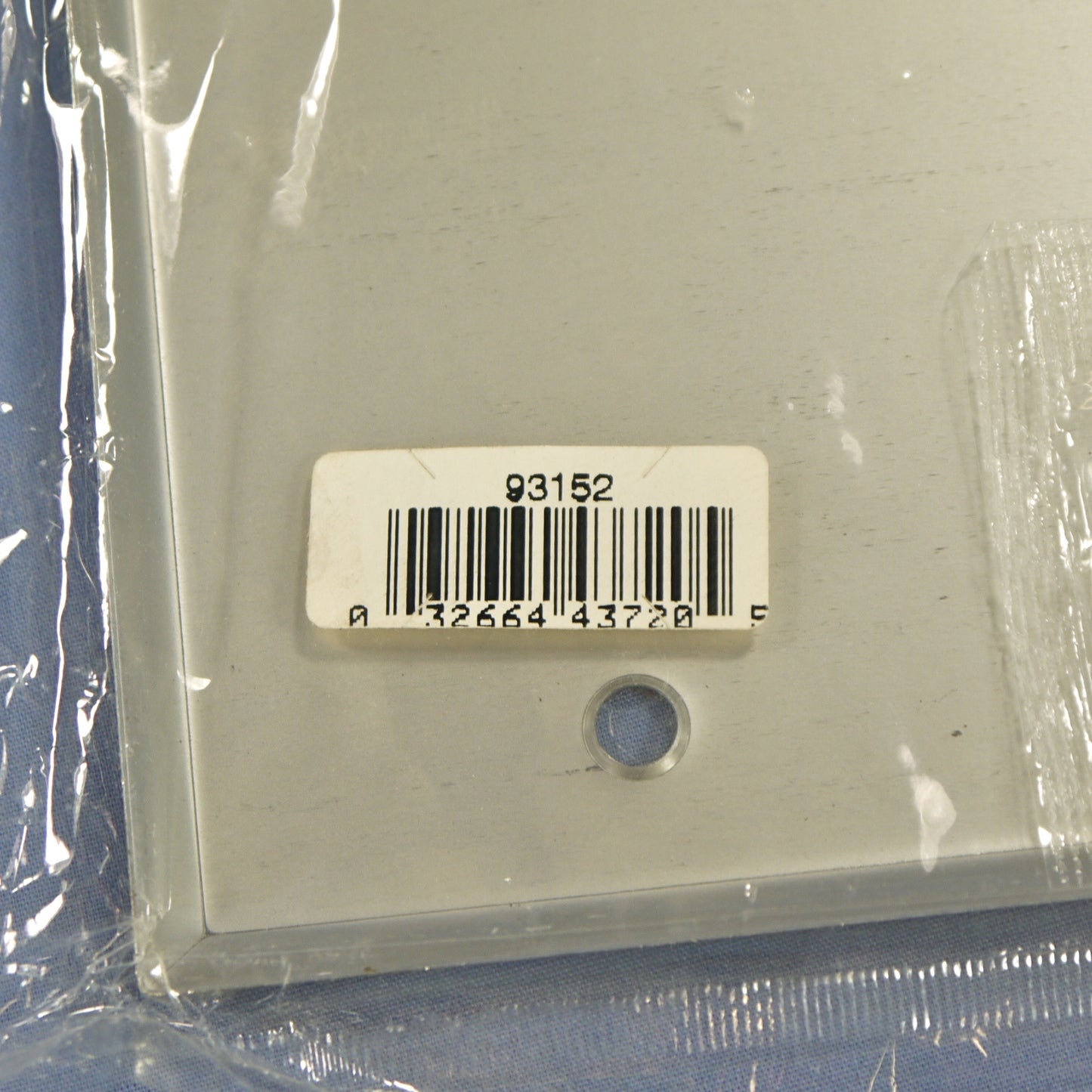 Eagle 93152 2-Gang Non-Magnetic Stainless Steel Blank Cover Wall Plate Type 302