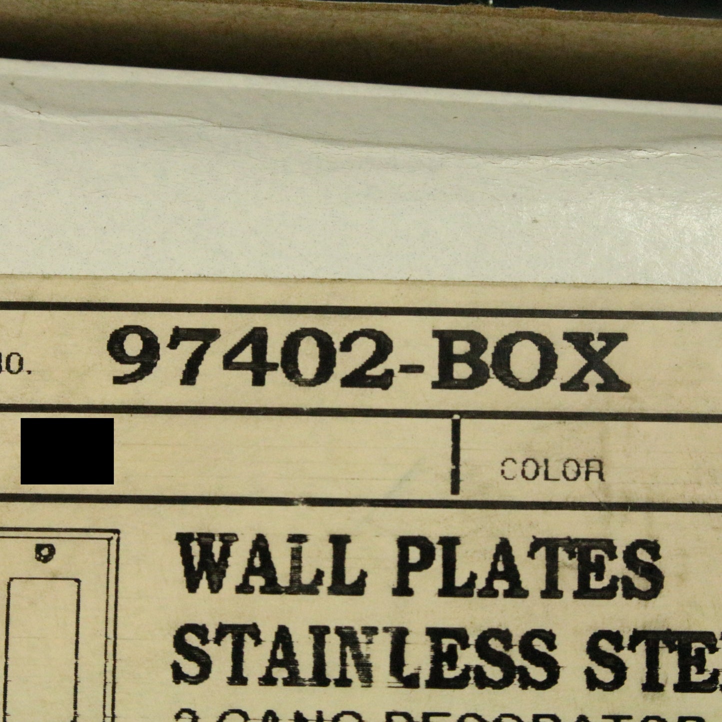 Eagle Type 430 Stainless Steel 2-Gang Standard Gfci Gfi Cover Wallplate 97402
