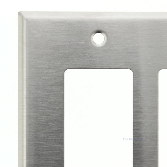 Eagle Magnetic Mid-size Stainless Steel 3G Decorator Wallplate Cover Gfci 93936