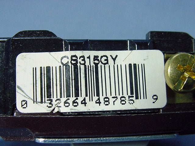 Eagle CS315GY Gray 3-Way Commercial Grade 15A Toggle Light Switch 120/277V Bulk