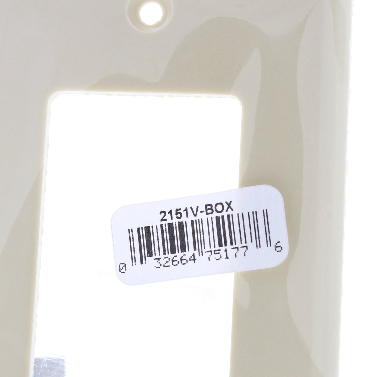Eaton Ivory 1-Gang Standard Rocker Switch Cover Wallplate 2151-V