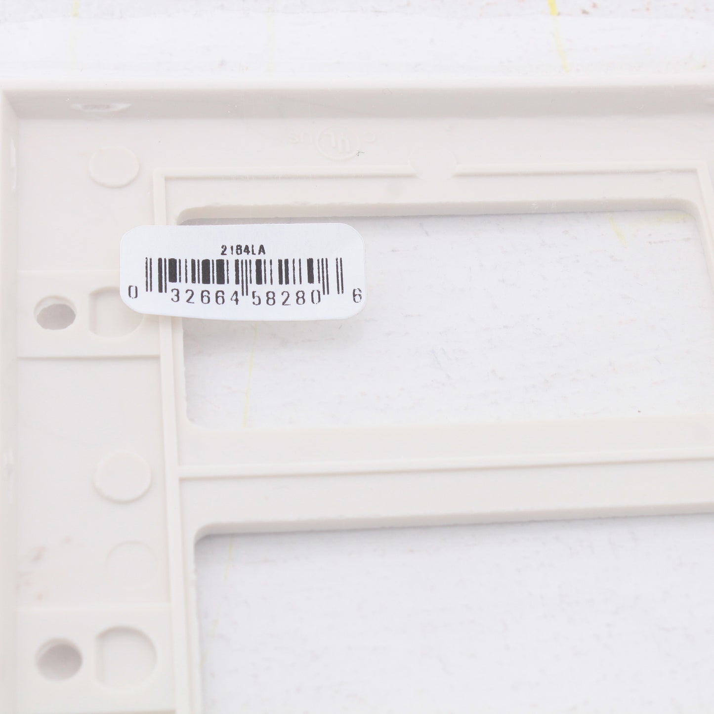 Eaton 2164LA Light Almond 4-Gang Decorator GFCI Plastic Standard Wallplate Cover