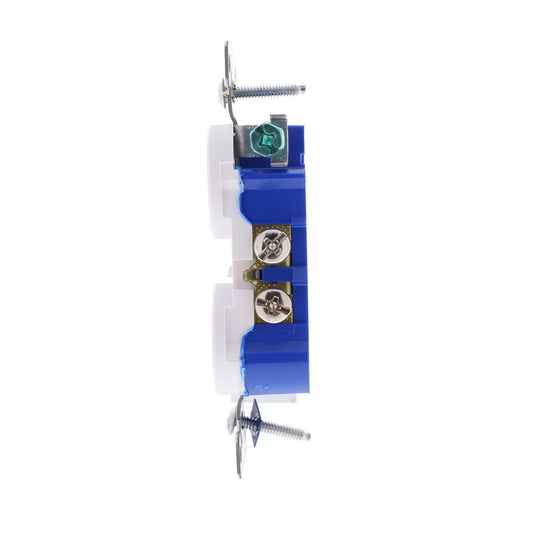 Eaton 270-9W White 15A Duplex Outlet Receptacles Auto-Grounding Nema 5-15R Bulk