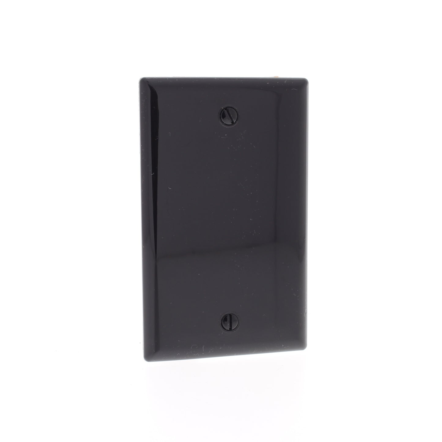 Eaton 5129BK Black 1-Gang Blank Unbreakable Nylon Wallplate Cover Box Mount