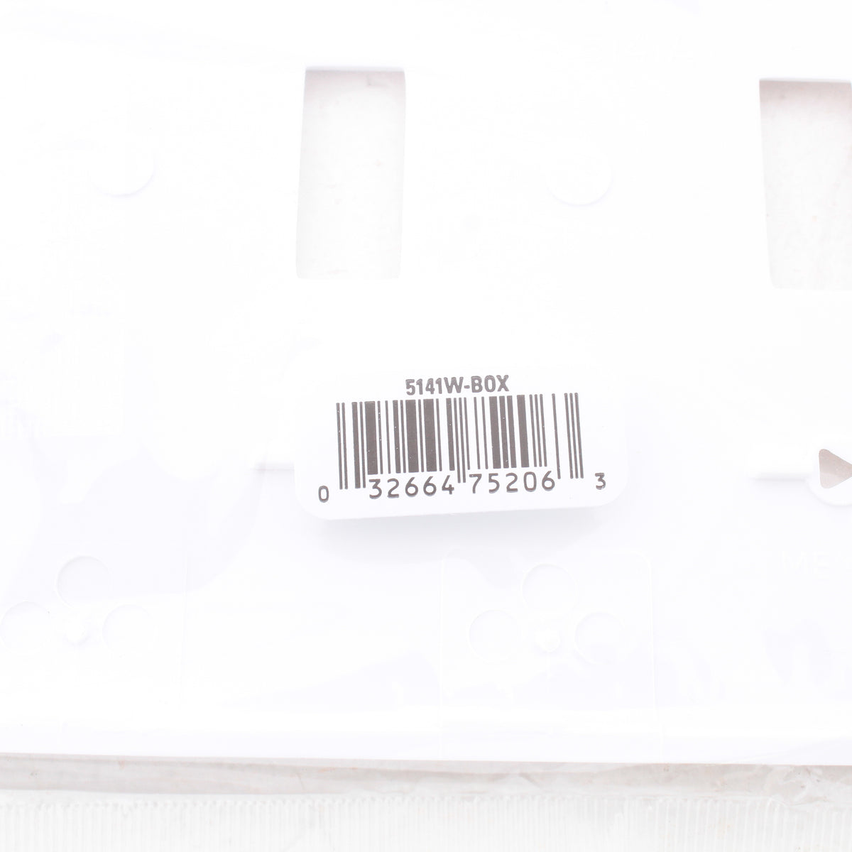 Eaton 5141W White 3-Gang Toggle Switch Unbreakable Standard Wallplate Cover