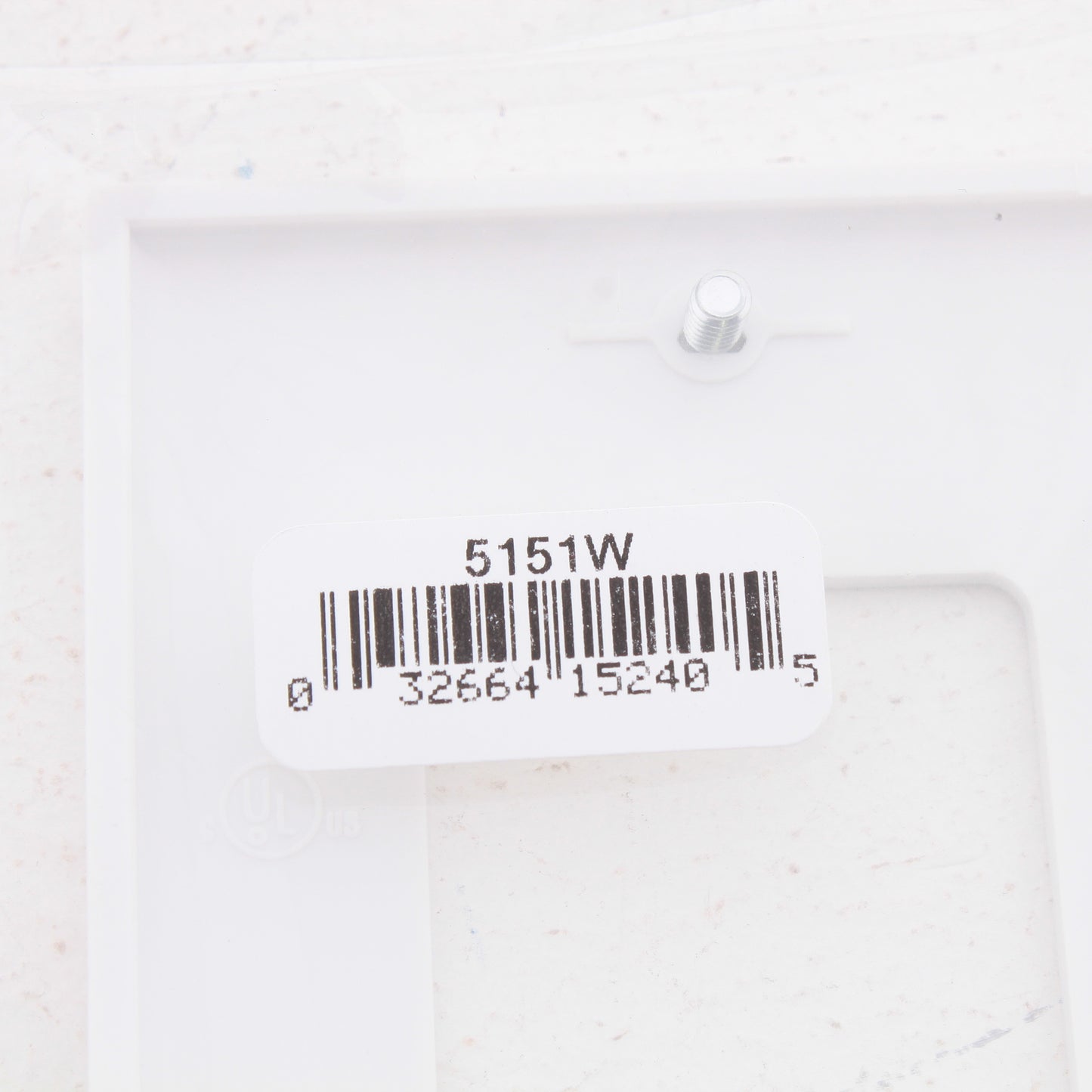 Eaton 5151W White 1-Gang Decorator Unbreakable Nylon Standard Wallplate Cover