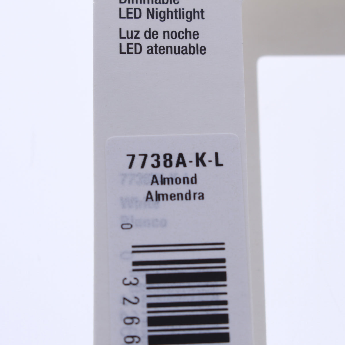 Eaton 7738A-K-L Almond Single Pole LED Switch with Dimmable Nightlight 1-Watt