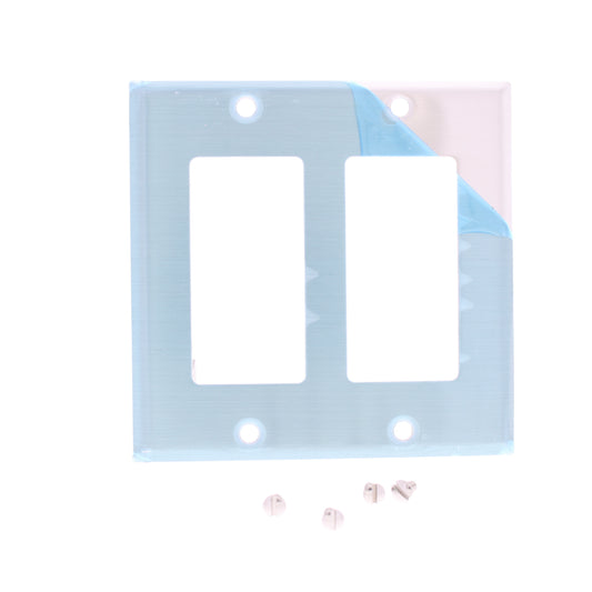 10 Eaton Type 304 Stainless Steel 2-Gang Decorator Cover Wallplates Gfci 93402