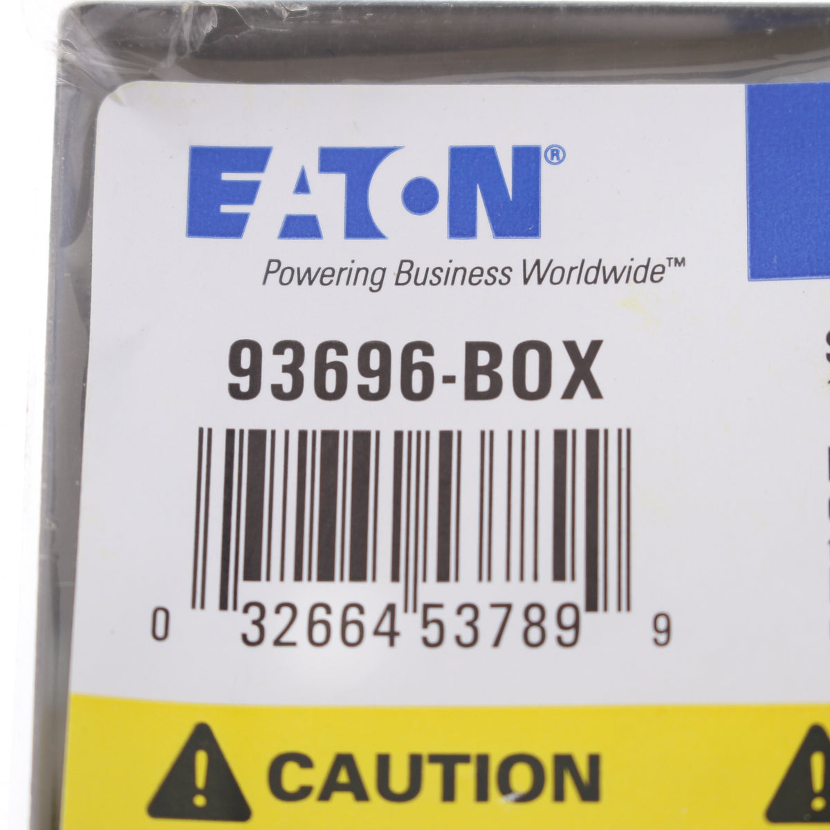 Eaton 93696 Non-Magnetic Stainless Phone TV Cable Box Mount Wallplate .375" Hole