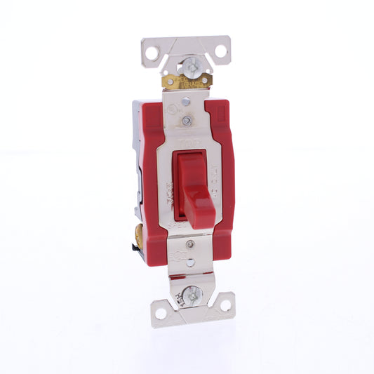 Eaton AH1223RD Red Industrial Grade 3-Way Toggle Light Switch 20A 120/277V 10pcs