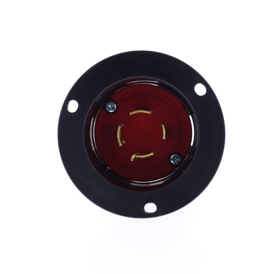 Eaton Red Twist Turn Locking Flanged Inlet L19-20P 20A 277/480V 3�Y AHCL1920FI