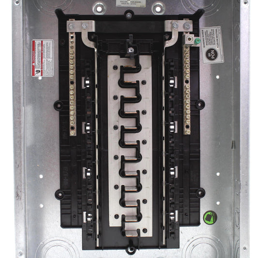 Eaton BRP20BC100 Main BR Panel Breakers 100A Missing Main Breaker Cover & Screws