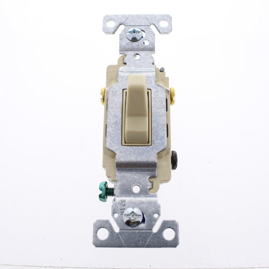 Eaton CS320V Ivory Commercial Toggle Wall Light Switches 3-Way Control 20A 10pcs