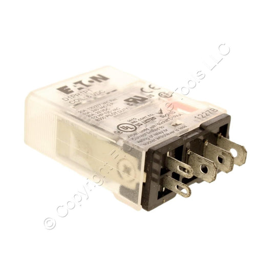 Eaton D1 Series Plug-In Power Relay SPDT 6VDC Coil 20A 47 Ohm D1PR1P1