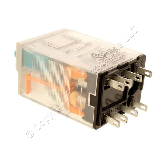 Eaton D2 Series Plug-In Control Relay DPDT 48VDC Coil 10A 2,600 Ohm D2PF2AW1