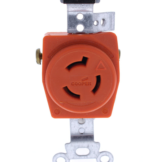 Eaton Isolated Ground Single Locking Receptacle Nema L6-15R 15A 250V IGL615R