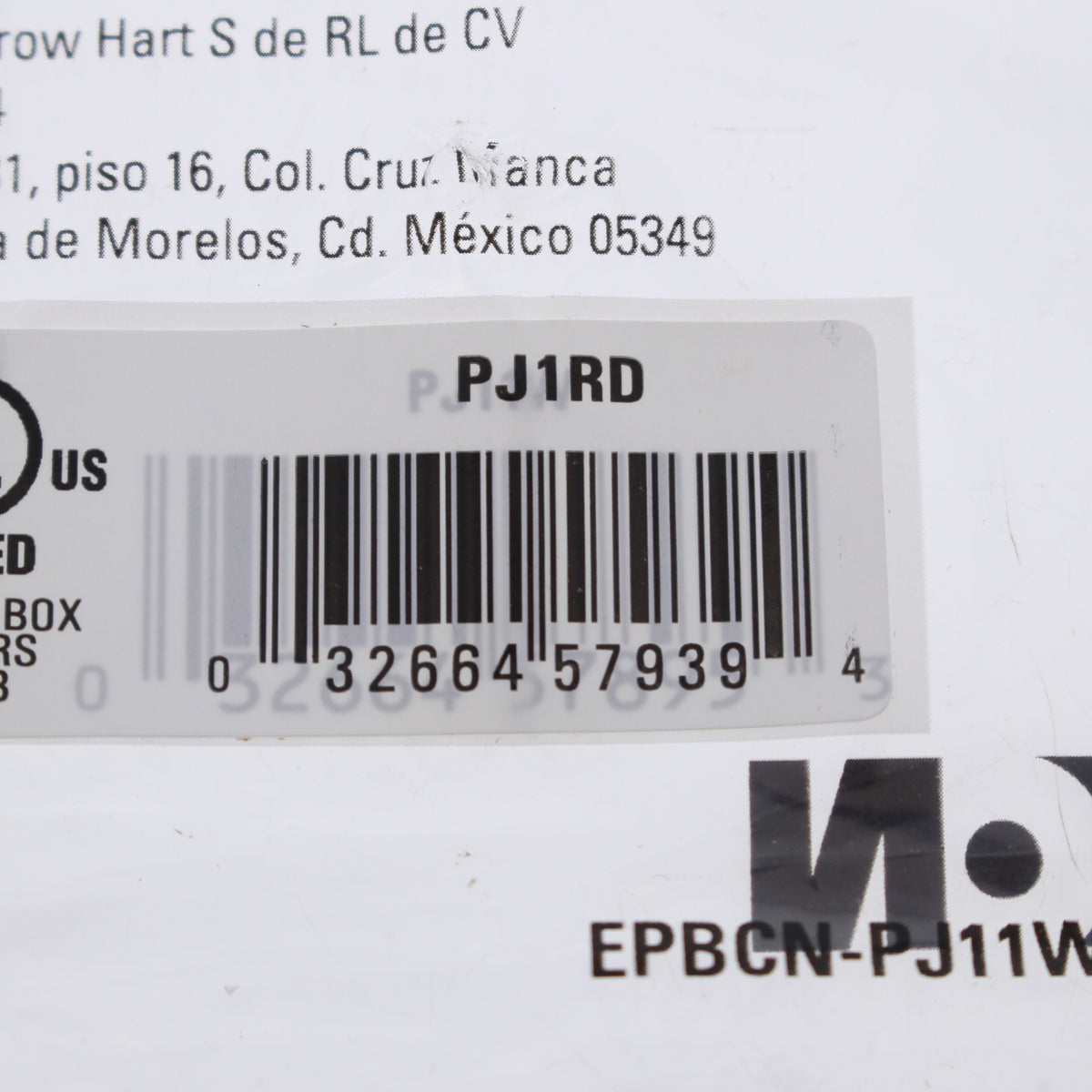Eaton PJ1RD Red 1-Gang Toggle Thermoplastic Unbreakable Mid-Size Wallplate Cover