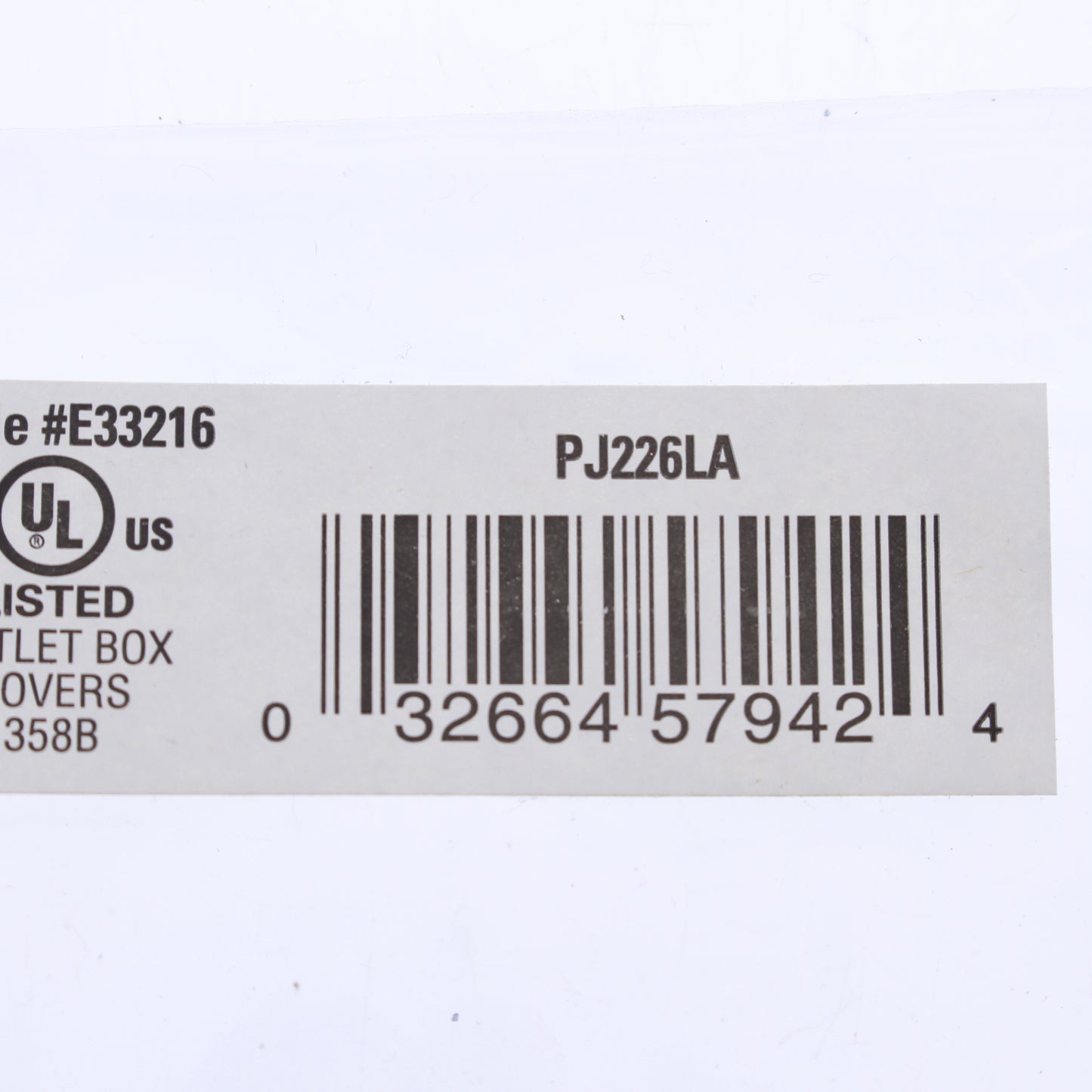 Eaton PJ226LA Lt Almond 3-Gang Toggle Decorator Unbreakable Mid-Size Wallplate