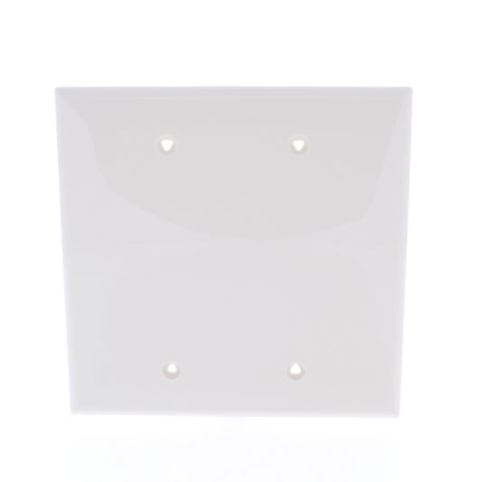 Eaton PJ23LA Light Almond 2-Gang Mid-Size Blank Nylon Wallplate Box Mount Cover