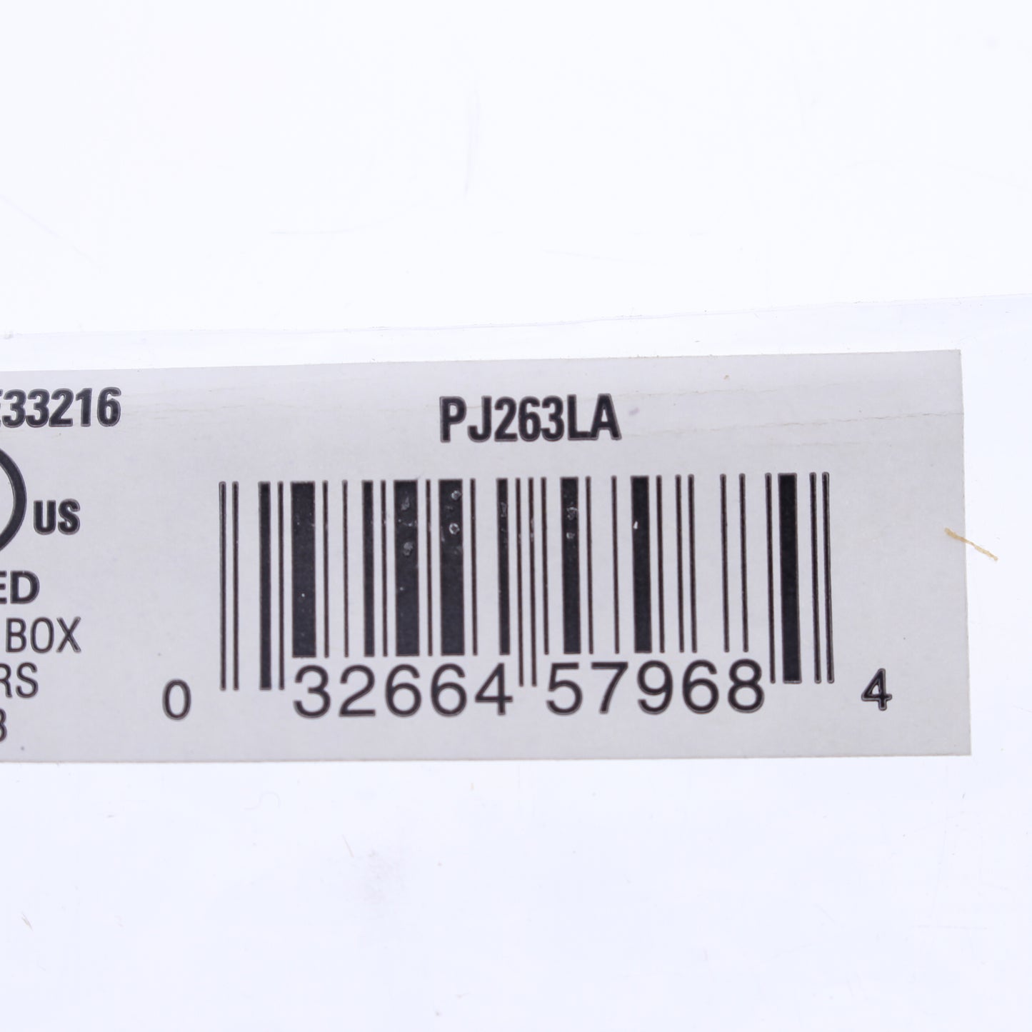 Eaton PJ263LA Light Almond 3-Gang Decorator GFCI Nylon Mid-Size Wallplate Cover
