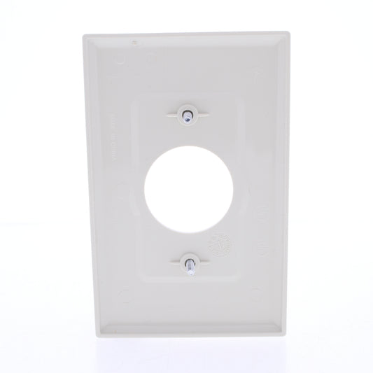 Eaton PJ7LA Lt Almond 1-Gang 1.406" Outlet Unbreakable Mid-Size Wallplate Cover