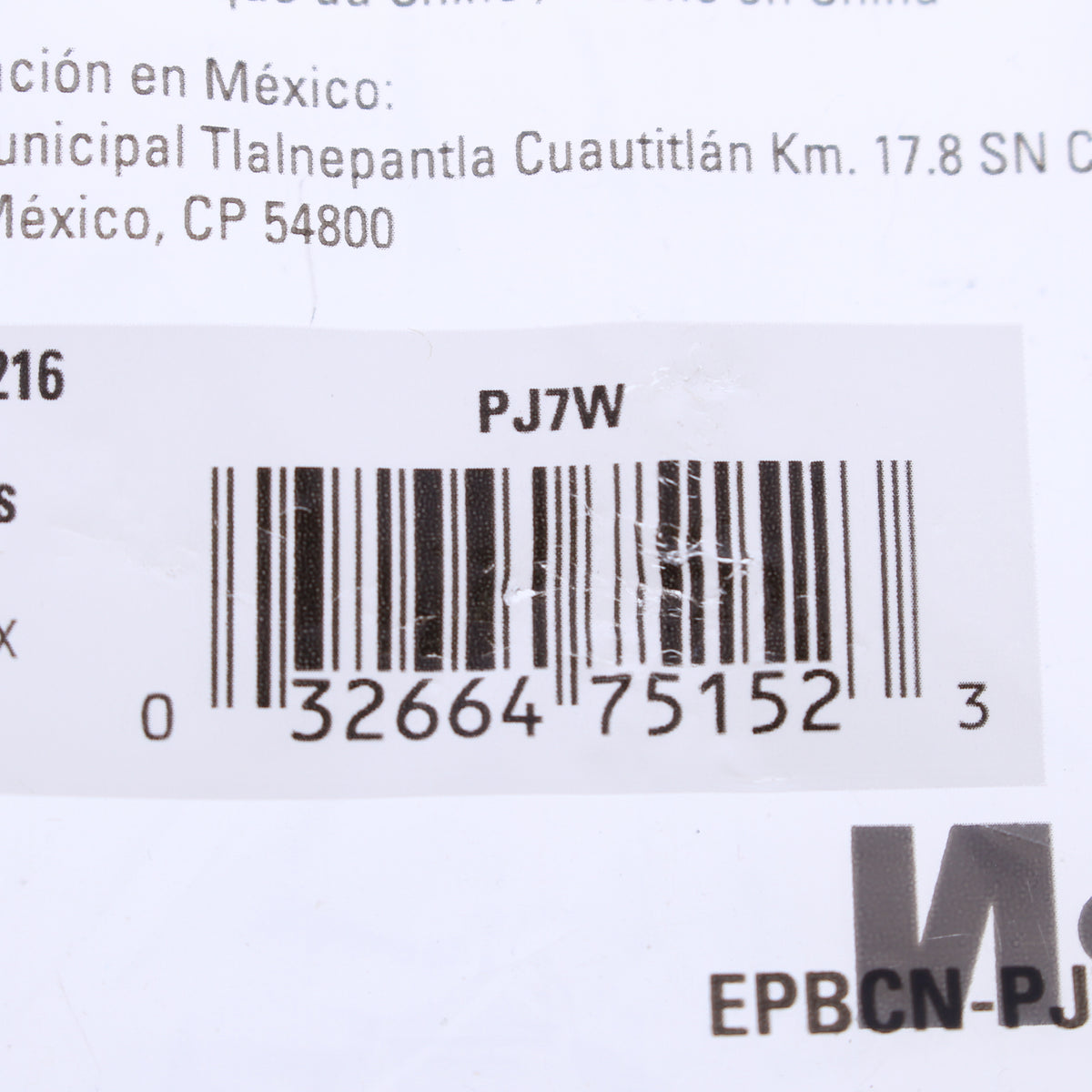 Eaton PJ7W White 1-Gang 1.406" Outlet Unbreakable Nylon Mid-Size Wallplate Cover