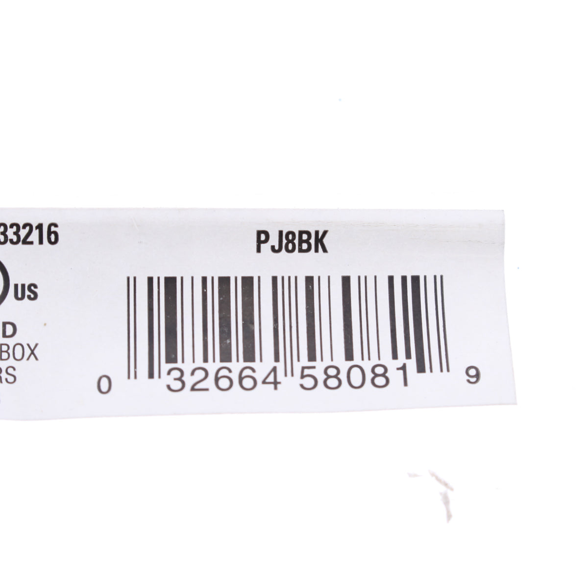 Eaton PJ8BK Black 1-Gang Duplex Receptacle Nylon Wallplate Outlet Mid-Size Cover