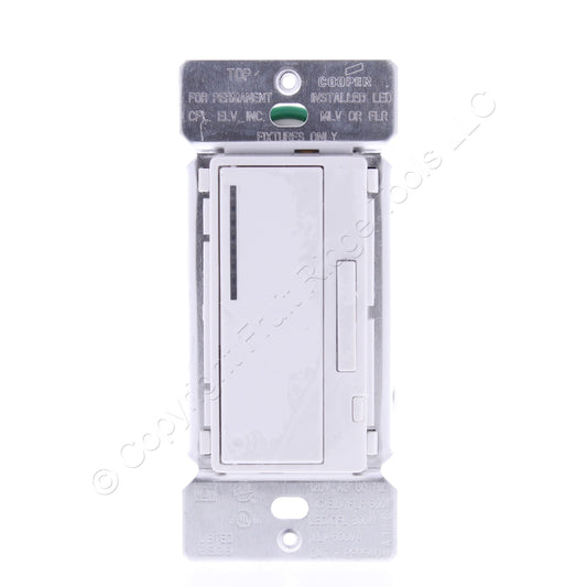 Eaton RF9540-NDW White Z-Wave Dimmer Switch Master LED CFL 300W Neutral Required