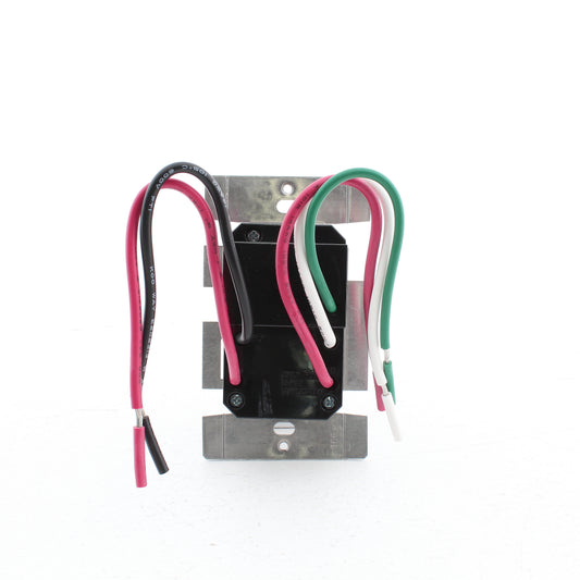 Eaton Black Universal Slide Dimmer 120/277V LED CFL ELV INC HAL FLR SUF7-BK