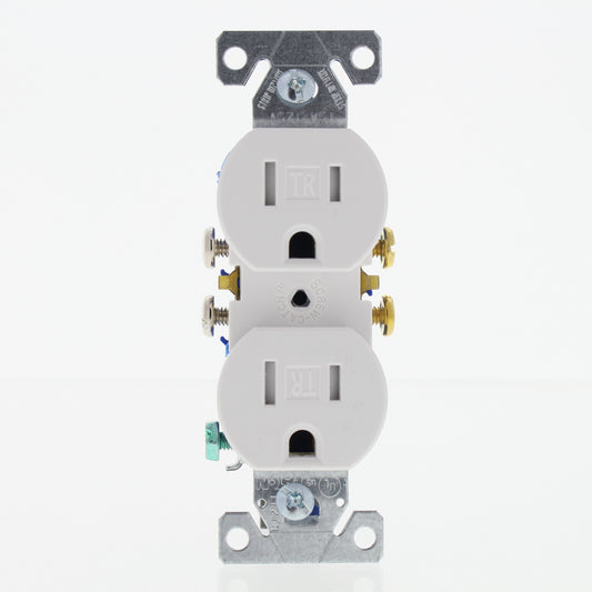 Eaton TR270W White Tamper Resistant 15A Duplex Receptacle Outlets 10-pack