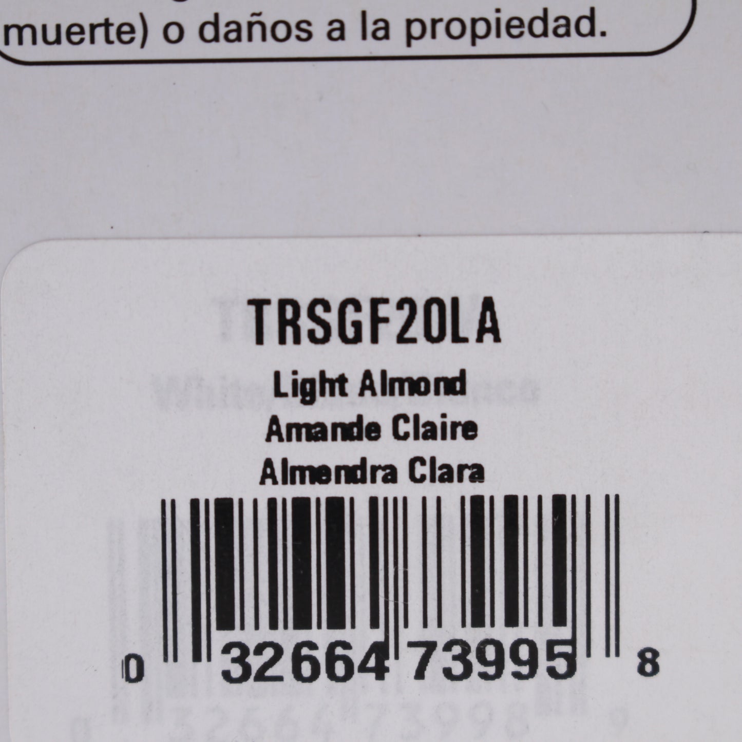 Eaton TRSGF20LA Light Almond 5-20R 20A Gfci Self-Test Outlet Receptacle Tamper