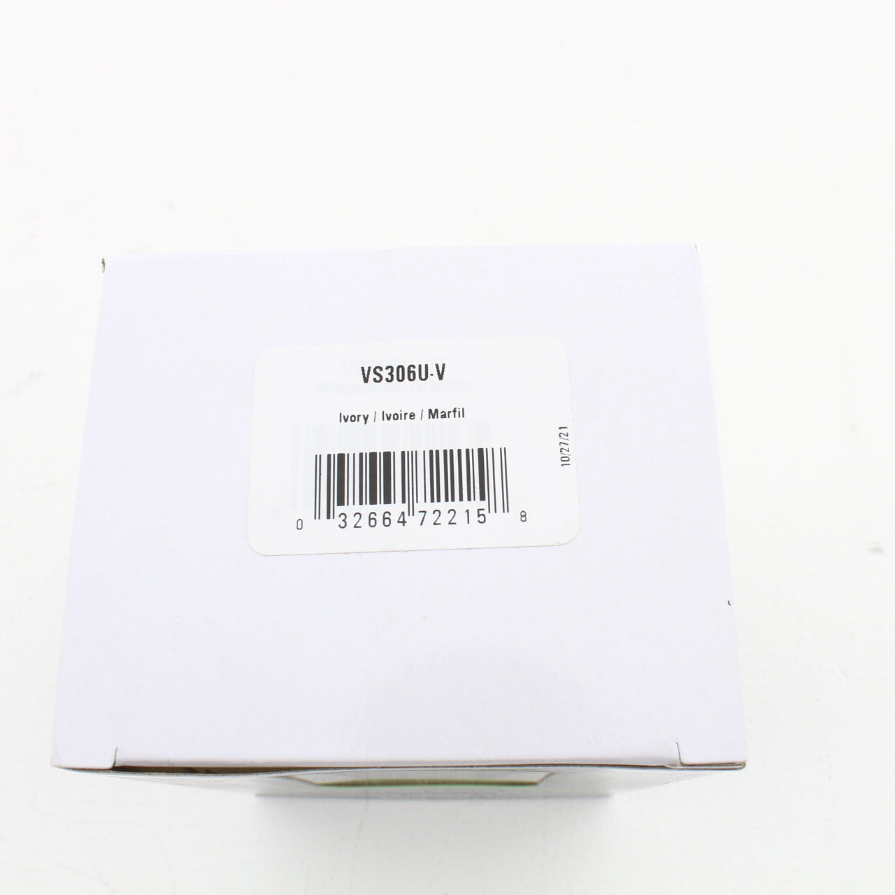 Eaton VS306U-V Ivory PIR Vacancy Sensor Switch 1+3-Way LED/CFL/INC/MLV/ELV 600W