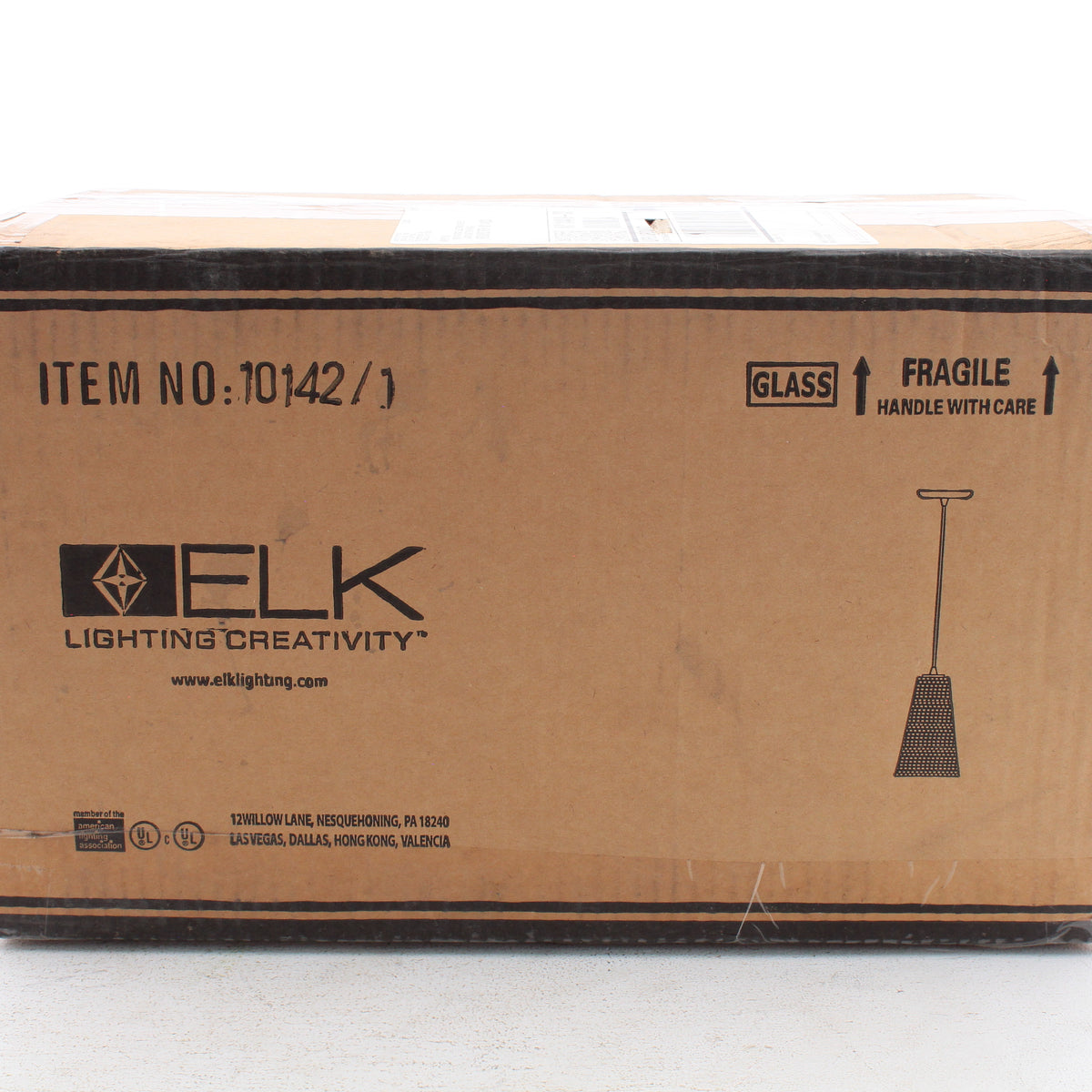 Elk Lighting Riley Single Light 10" Wide Pendant with Clear Glass Shade 16061/1