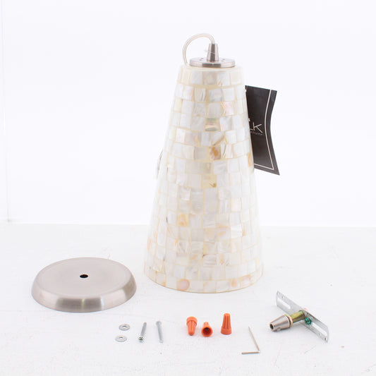 Elk Lighting Riley Single Light 10" Wide Pendant with Clear Glass Shade 16061/1