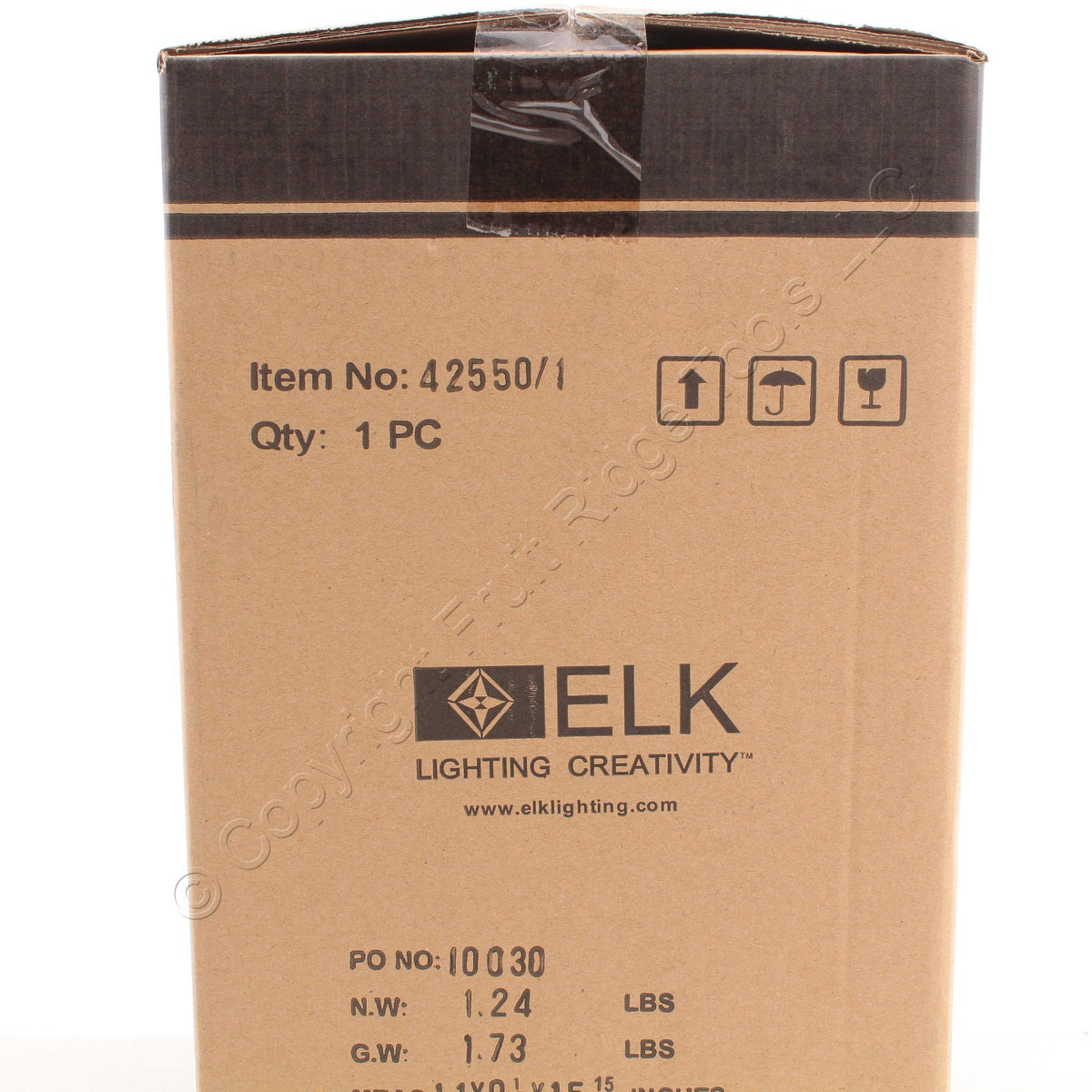 Elk Lighting Lowden 42550/1 Outdoor Wall Sconce Light Fixture 12hx7wx8d Bronze
