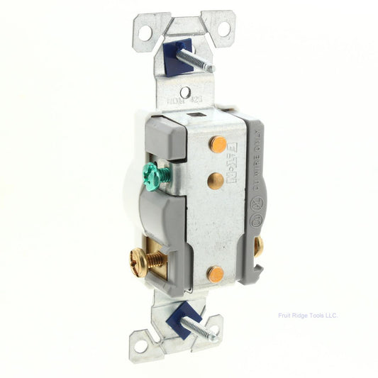 Eaton White Commercial Single Outlet Wall Receptacle Nema 6-20R 250V 20A 1876W